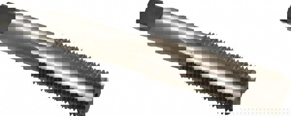 1/2-20 UNF, H3, 4 Flute, Bottoming Chamfer, Bright Finish, High Speed Steel Hand STI Tap